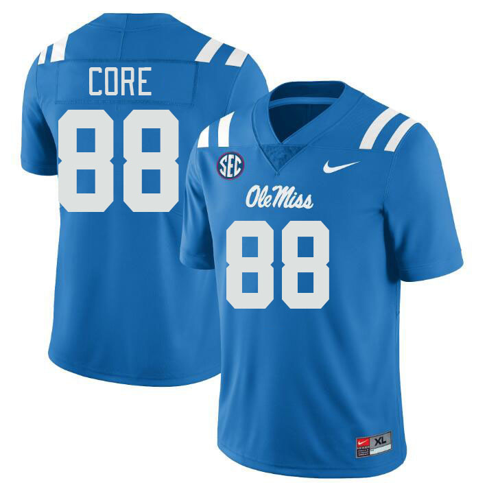 Ole Miss Rebels #88 Cody Core College Football Jerseys Stitched Sale-Power Blue